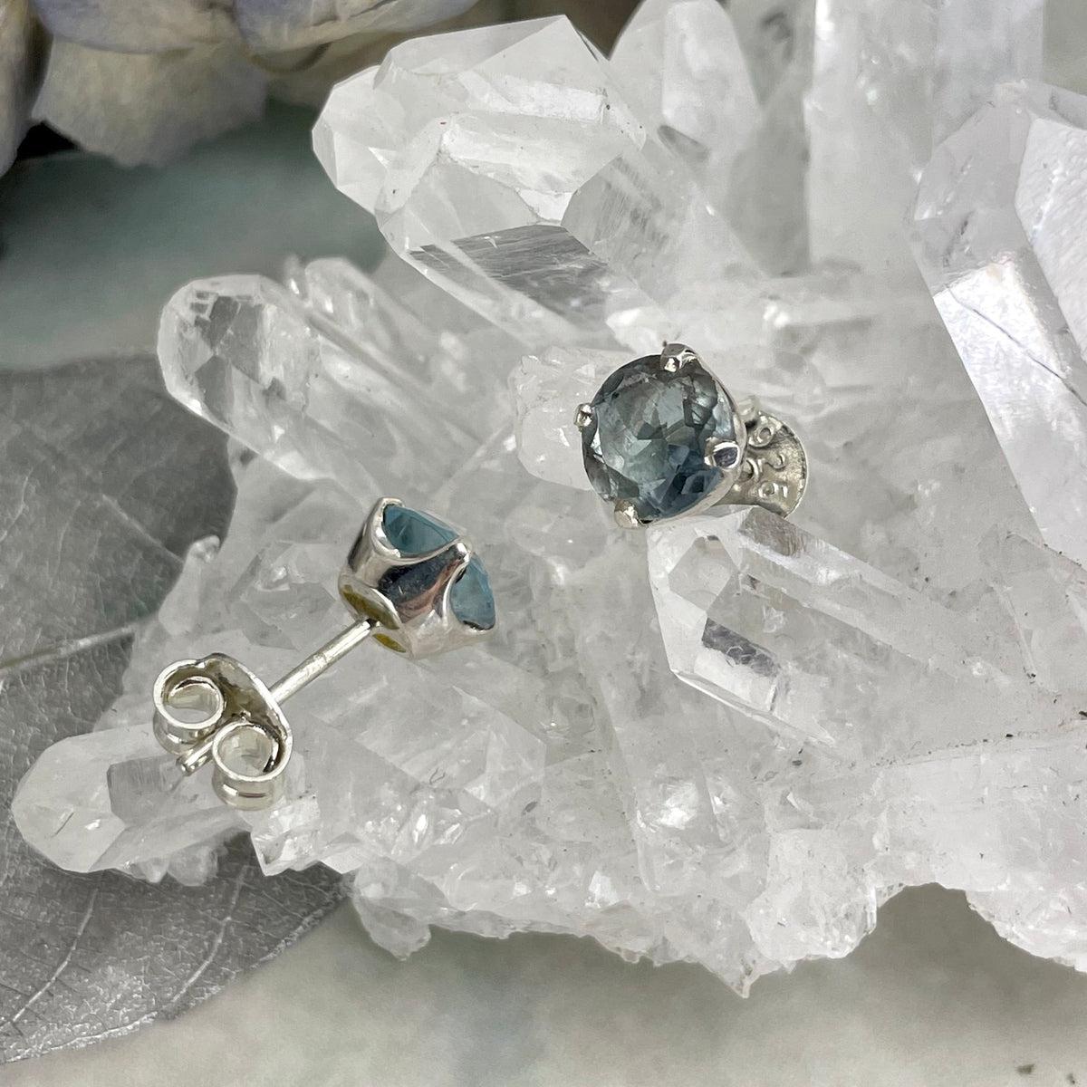 Pisces Star Sign Crystal Studs