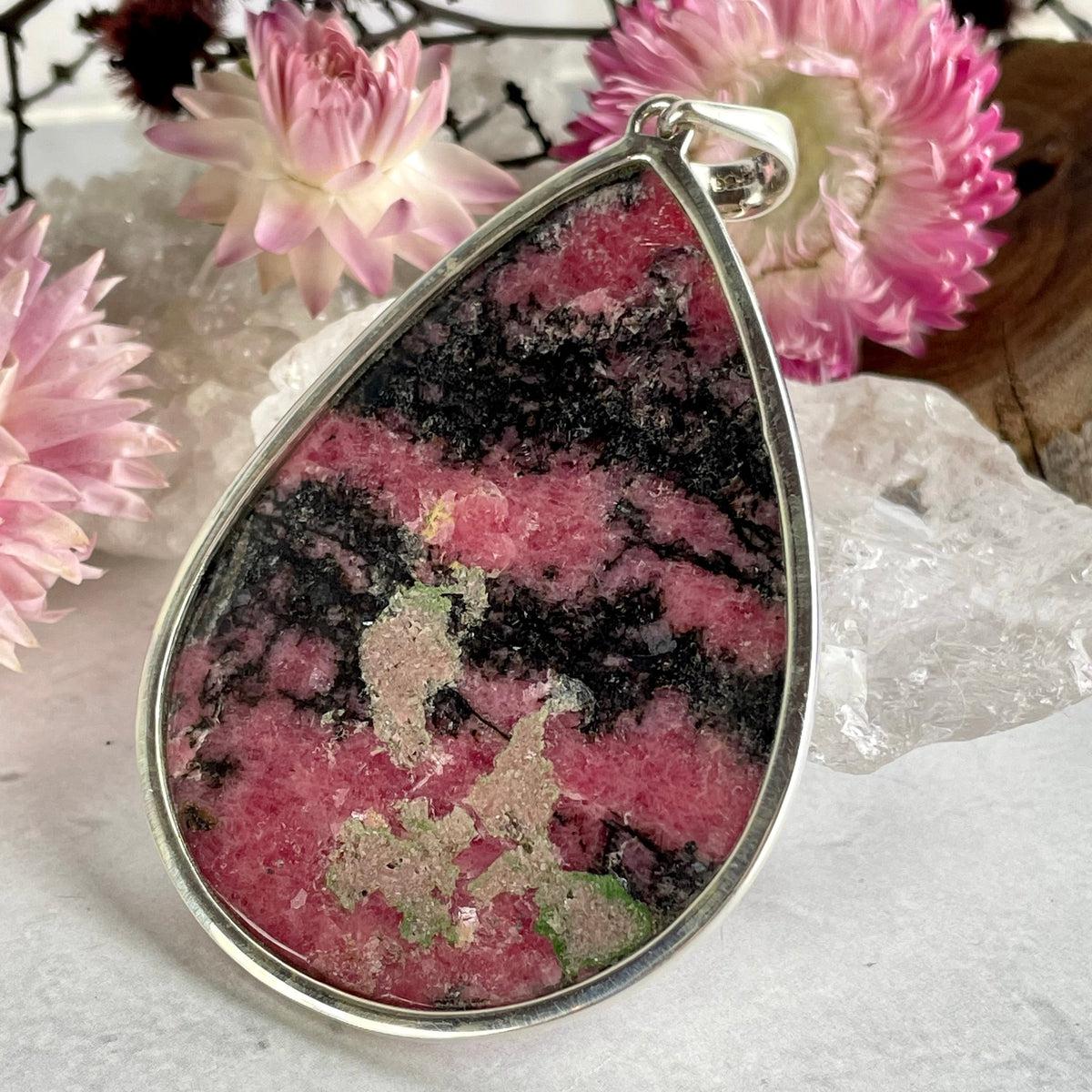 Rhodonite Crystal Jewellery