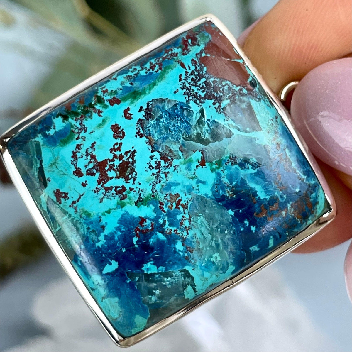 Blue And Green Crystal Pendant