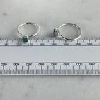 Thin Band Malachite Ring