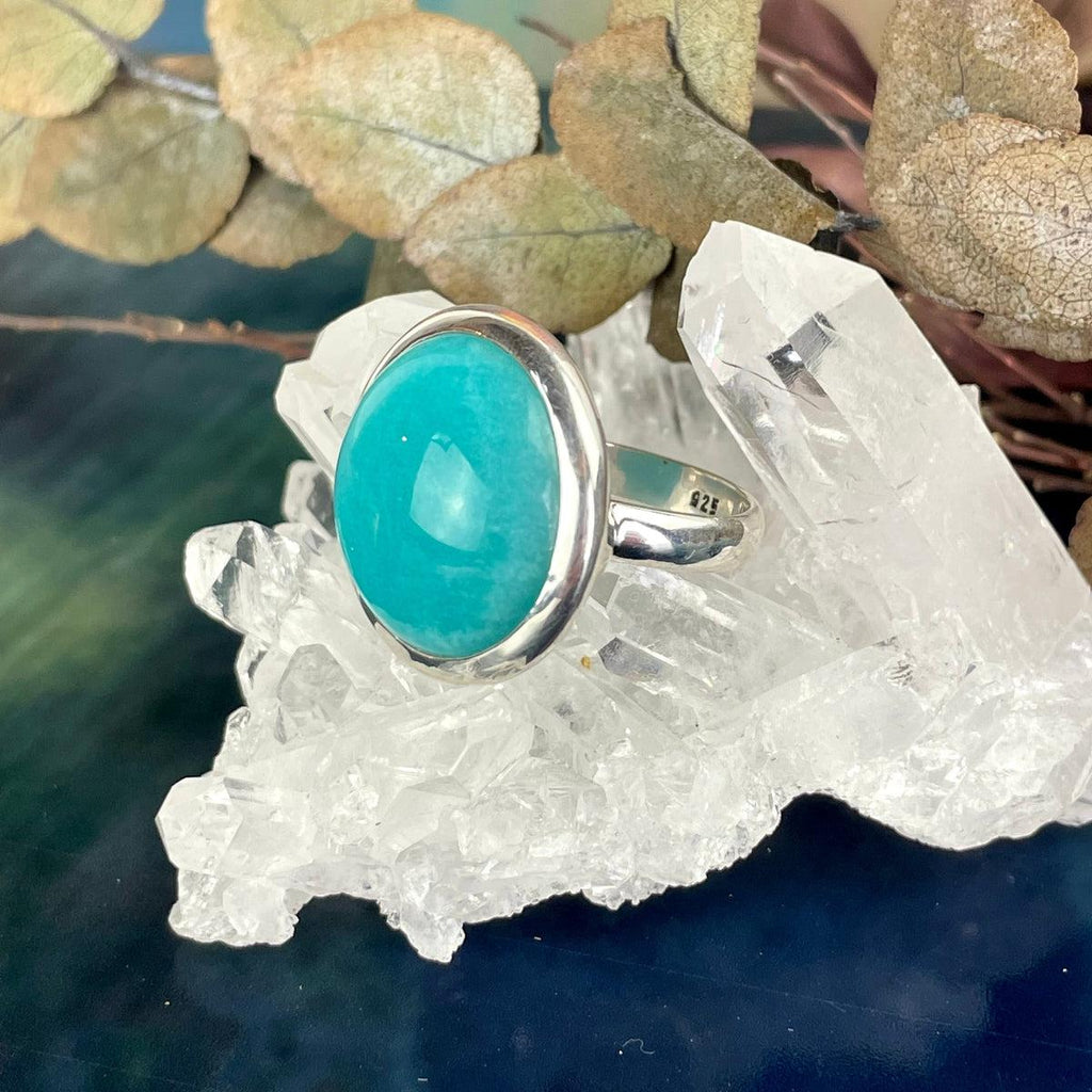 Amazonite Classic Ring