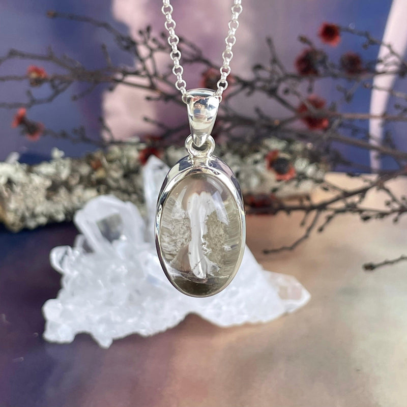 Oval Quartz Pendant