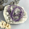 Purple Crystal Bead Bracelet