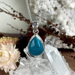 Silver Chrysocolla Necklace