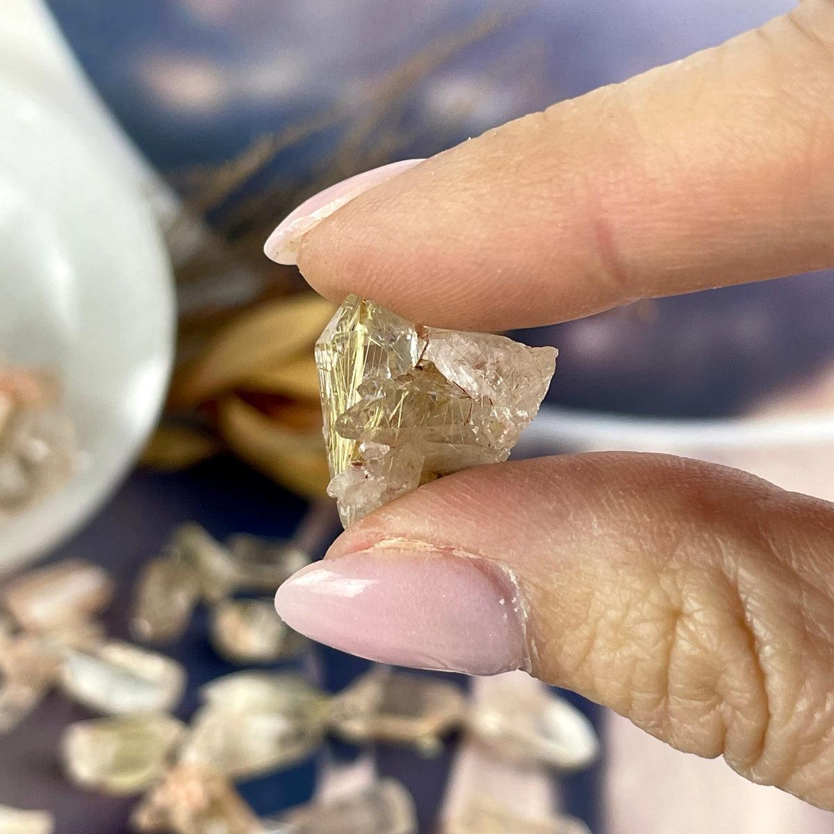 Himalayan Quartz With Golden Rutile