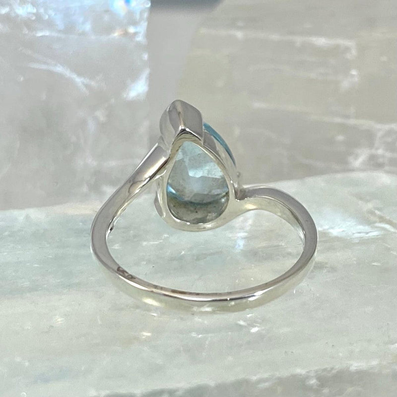 Thin Band Gemstone Ring