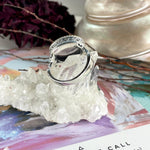Unique Rose Quartz Ring