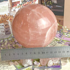 Large Rose Quartz Crystal Ball