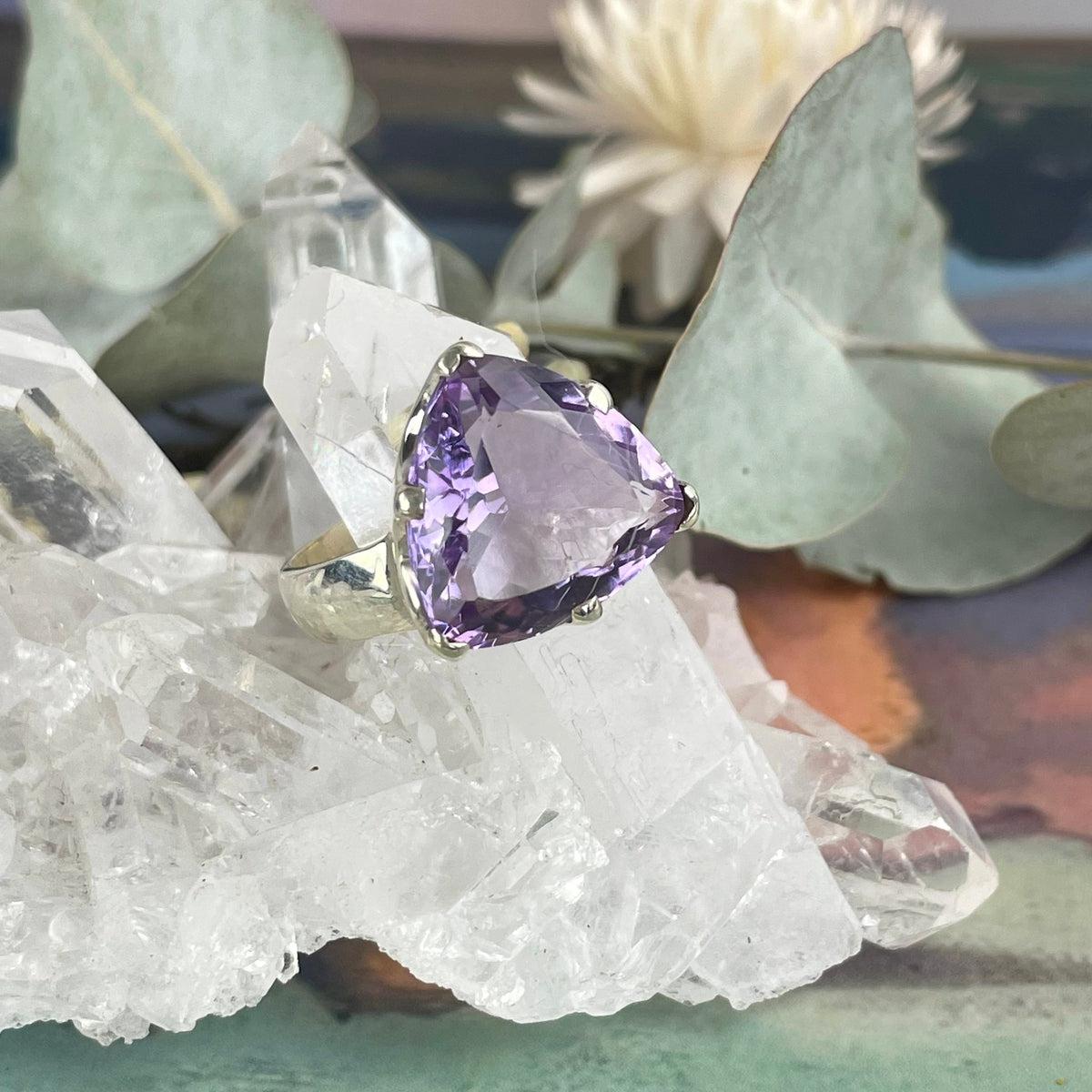 Large Amethyst Ring