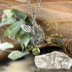 Green Crystal Reptile Pendant