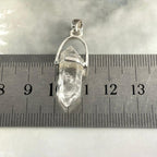 Tibetan Quartz Raw Small Double Terminated Point Pendant