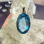 Blue Topaz Pendant