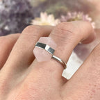 Double Terminated Rose Quartz Ring