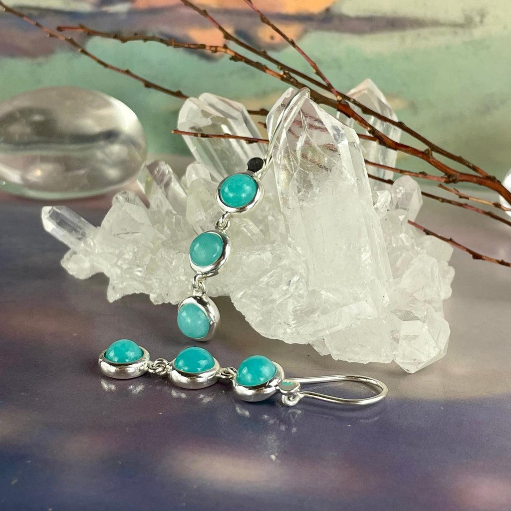 Amazonite Bohemian Earrings