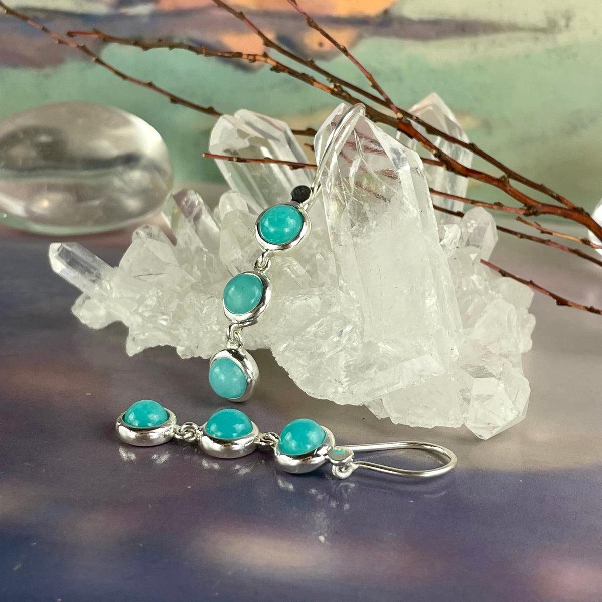 Amazonite Bohemian Earrings