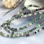 Rainbow Coloured Crystal Bead Necklace