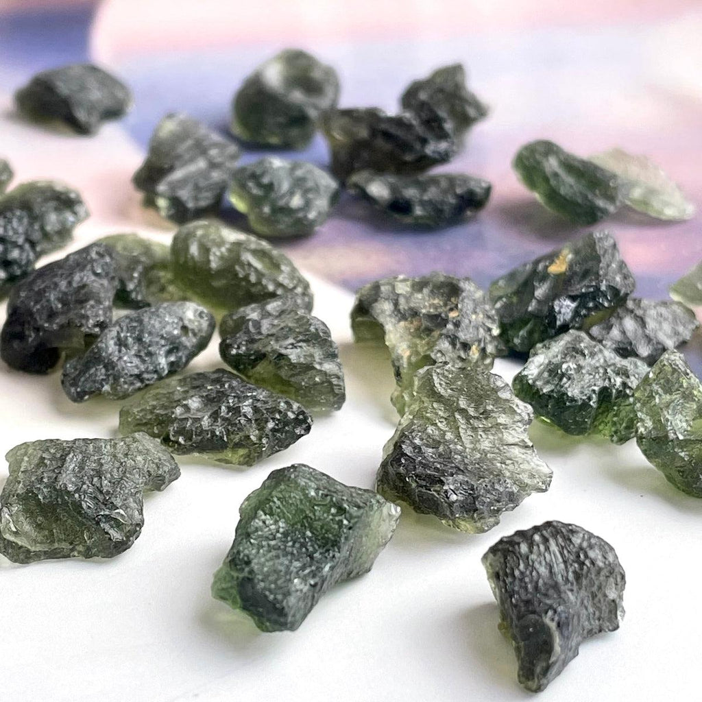 Authentic Moldavite Pieces