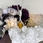 Amber Cabochon Pendant