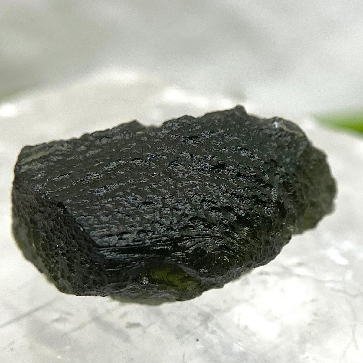 Authentic Moldavite Raw Pieces 3.4 - 4.43g