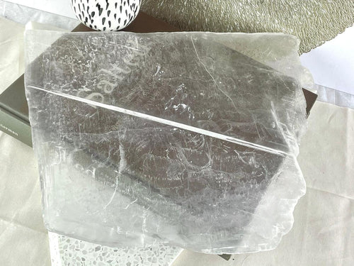 Selenite Crystal Slice