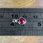 Pink Ruby Heart Pendant