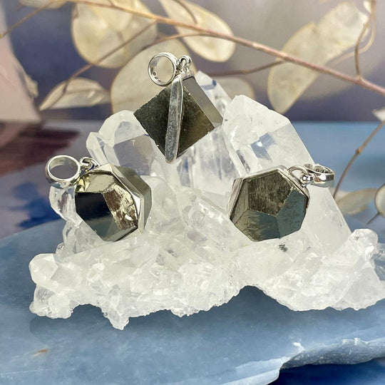 Pyrite Raw Pendants
