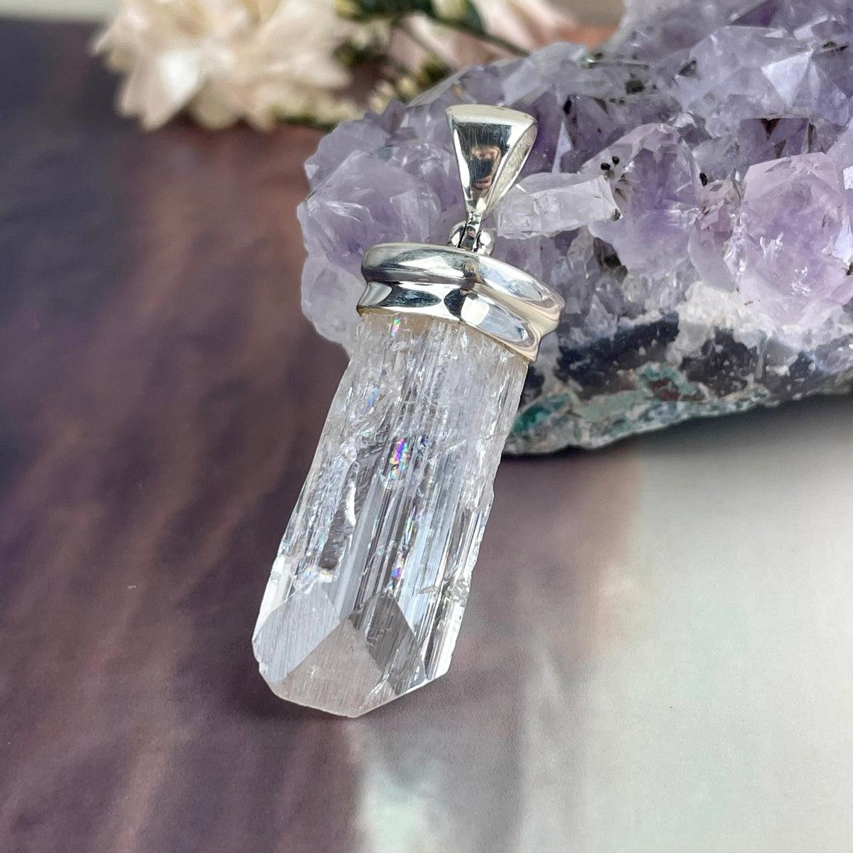 Raw Crystal Point Pendant