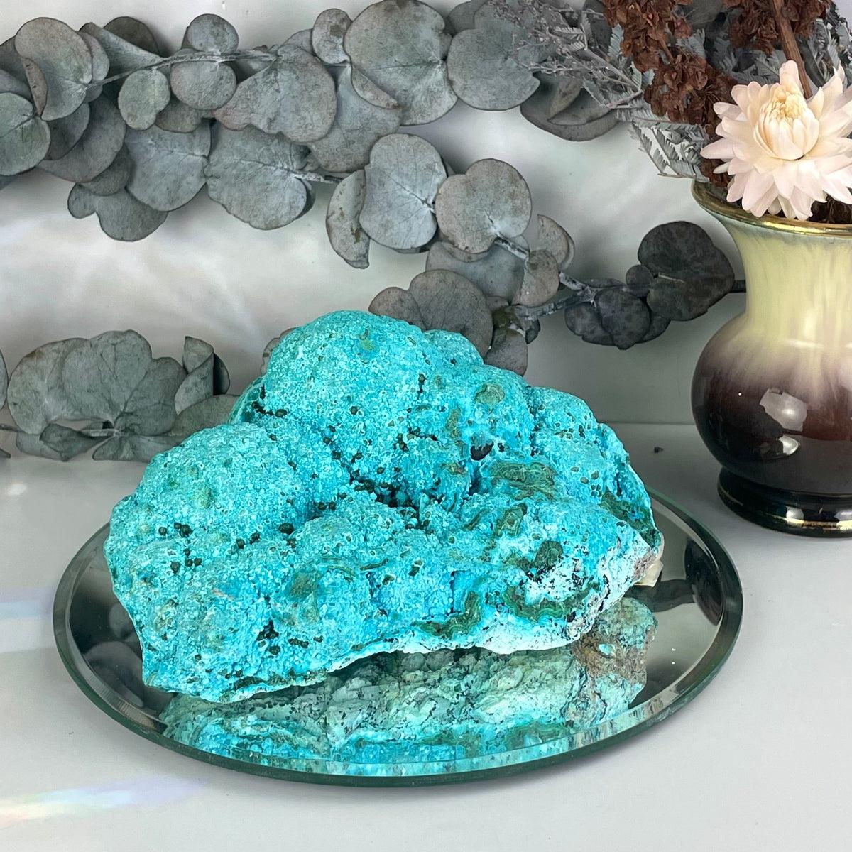 Chrysocolla And Malachite Freeform