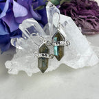 Ornate Labradorite Drop Earrings