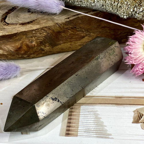 Pyrite Crystal Point