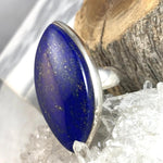 Lapis Lazuli Pointed Oval Ring