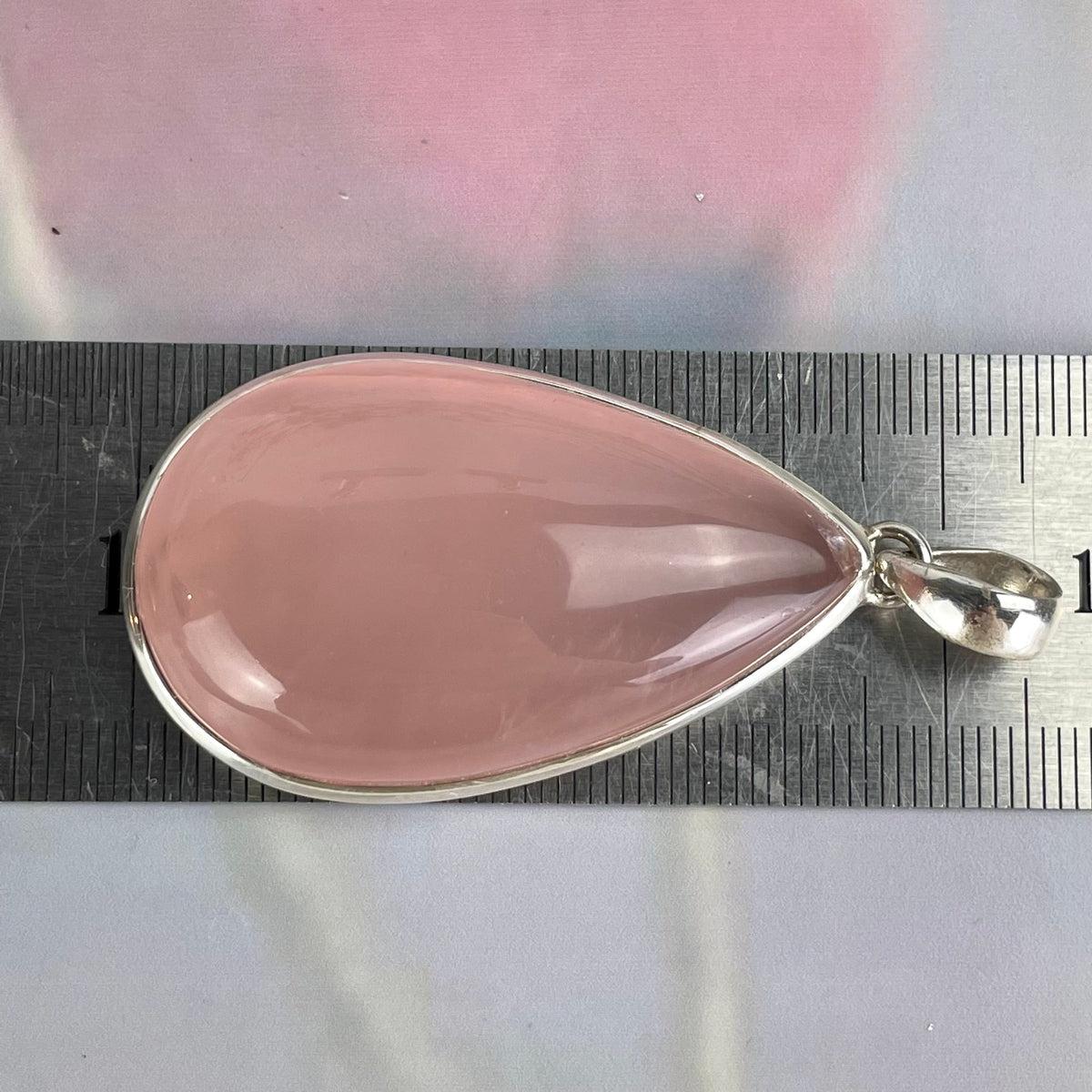 Rose Quartz Crystal Pendant