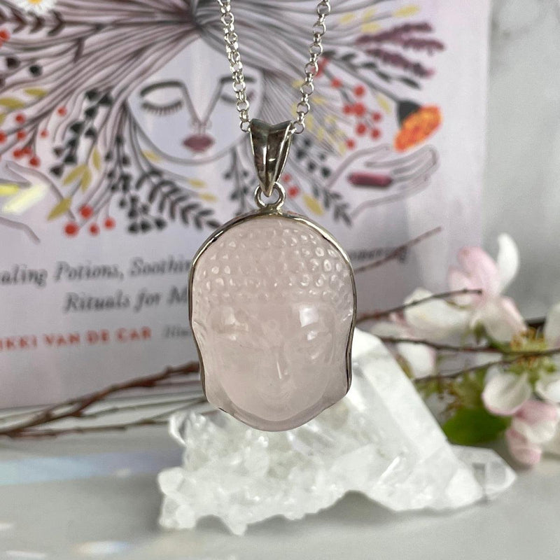 Hand Carved Crystal Pendant