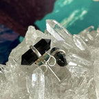 Black Crystal Stud Earrings