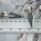 Sterling Silver Architecural Earrings