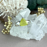 Lime Green Crystal Ring