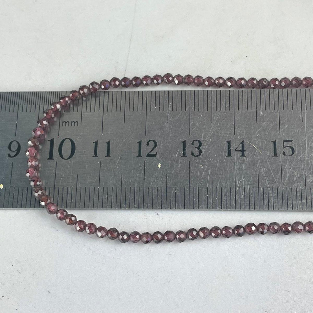 Garnet Small Bead Necklace