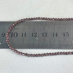 Garnet Small Bead Necklace