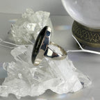 Strong Flash Labradorite Ring