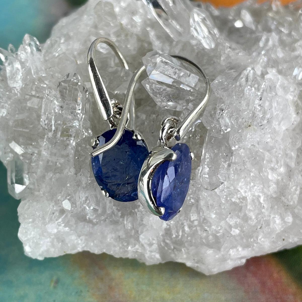 Sterling Silver Crystal Earrings