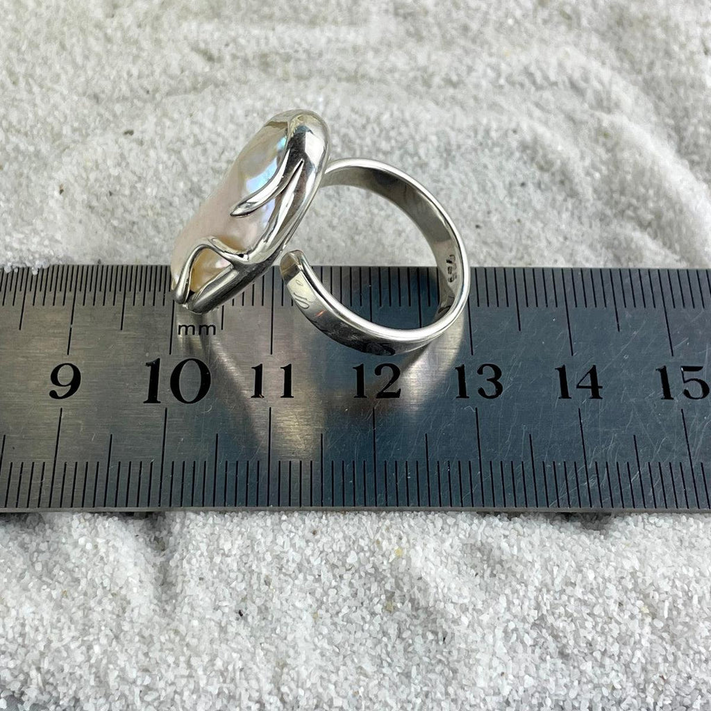 Pearl Baroque Adjustable Size Rings