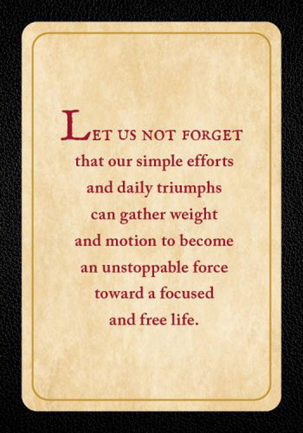 Motivation Manifesto Cards