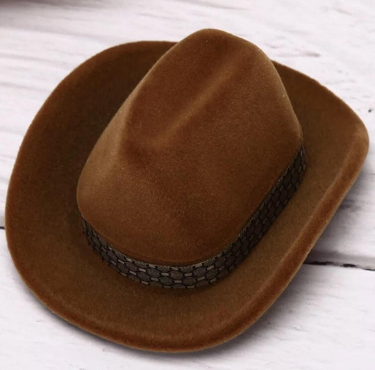Cowboy Hat Ring & Pendant Box